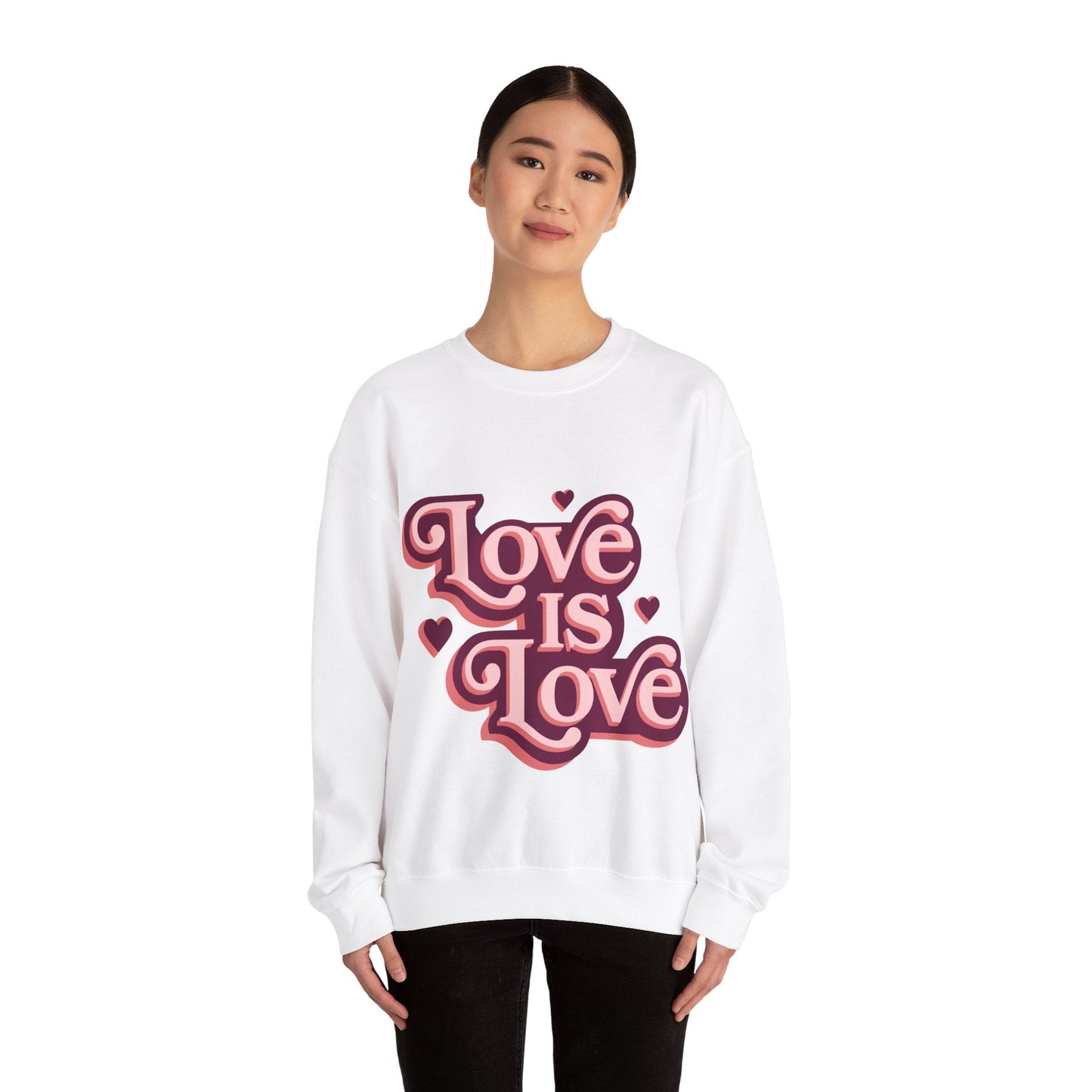Love is Love Unisex ™ Crewneck Sweatshirt Printify