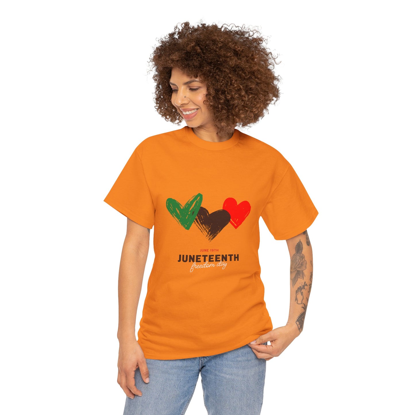 Juneteenth Unisex T-Shirt-Hearts