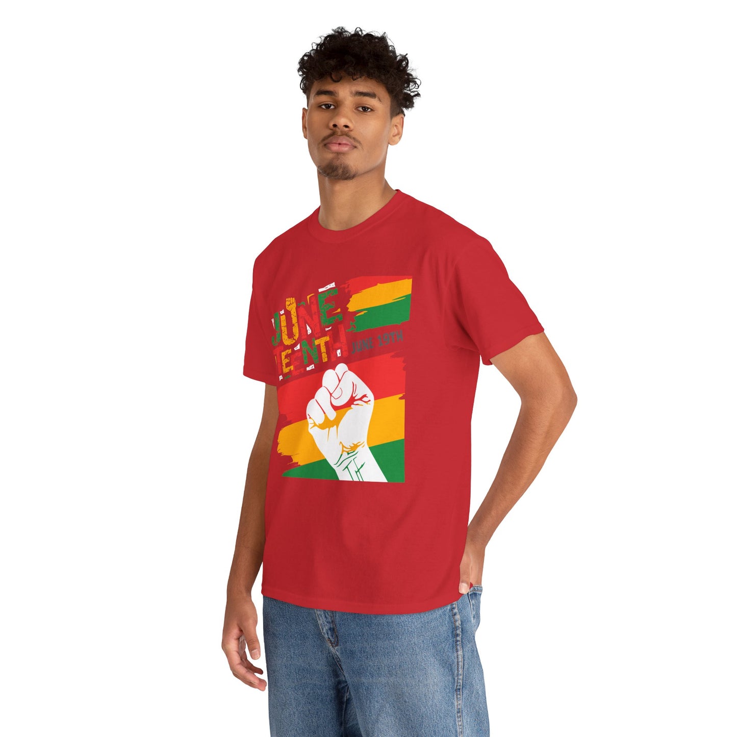 Juneteenth Celebration Unisex Heavy Cotton Tee - Freedom & Culture Tee