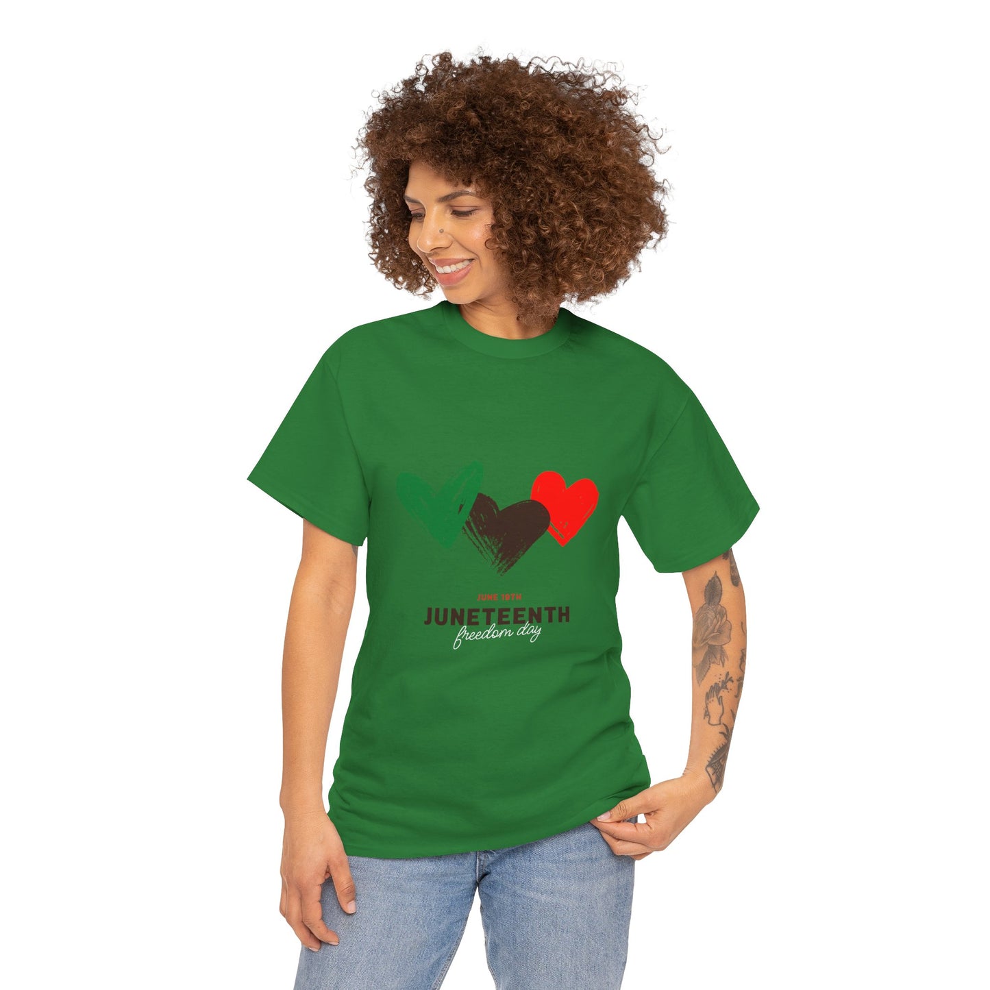 Juneteenth Unisex T-Shirt-Hearts