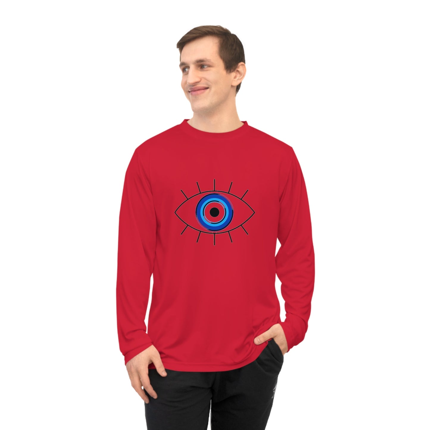 Evil Eye Unisex Long Sleeve Shirt Printify
