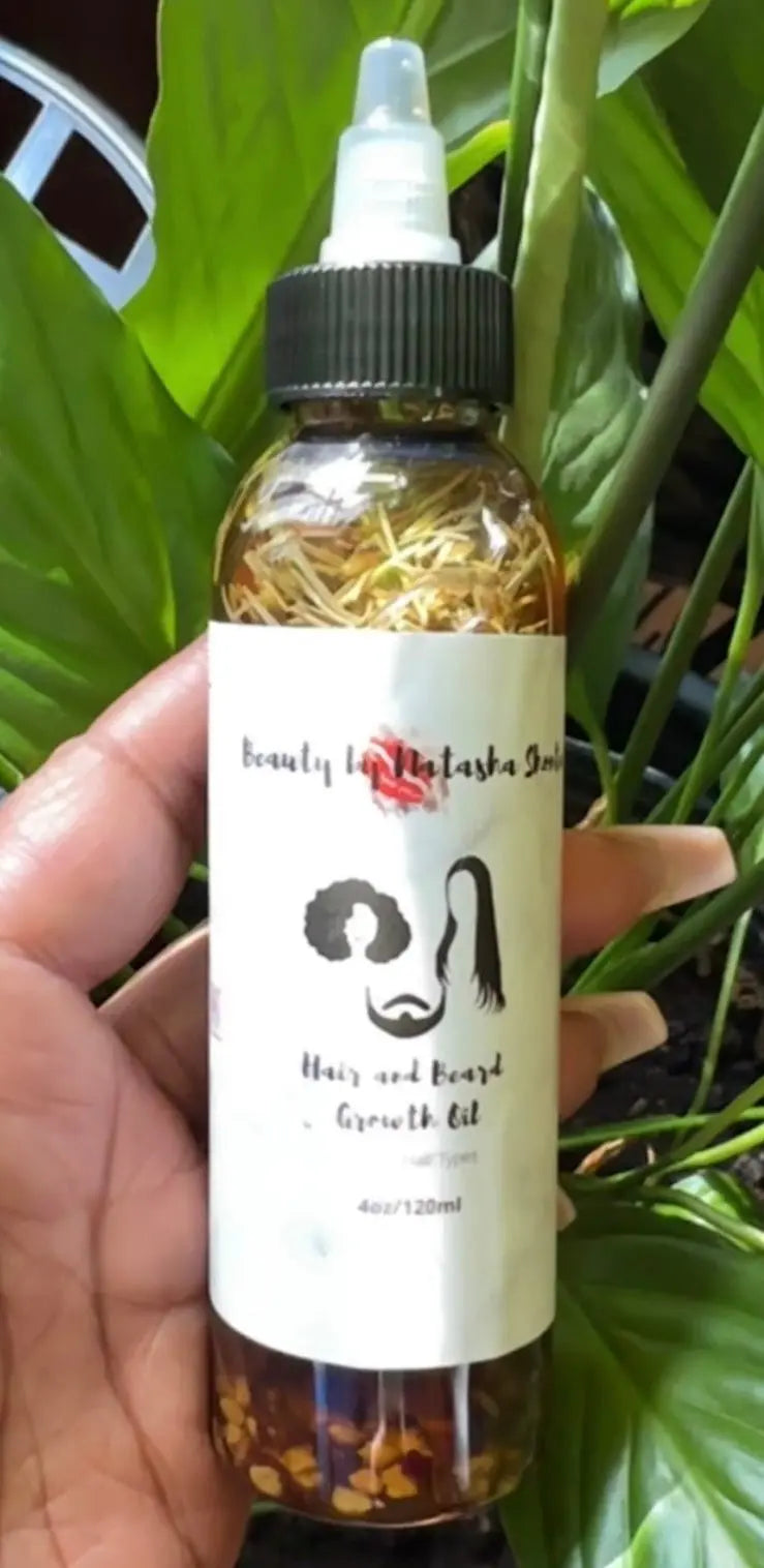 Hair and Beard Growth Oil Beauty By Natasha Shonta LLC