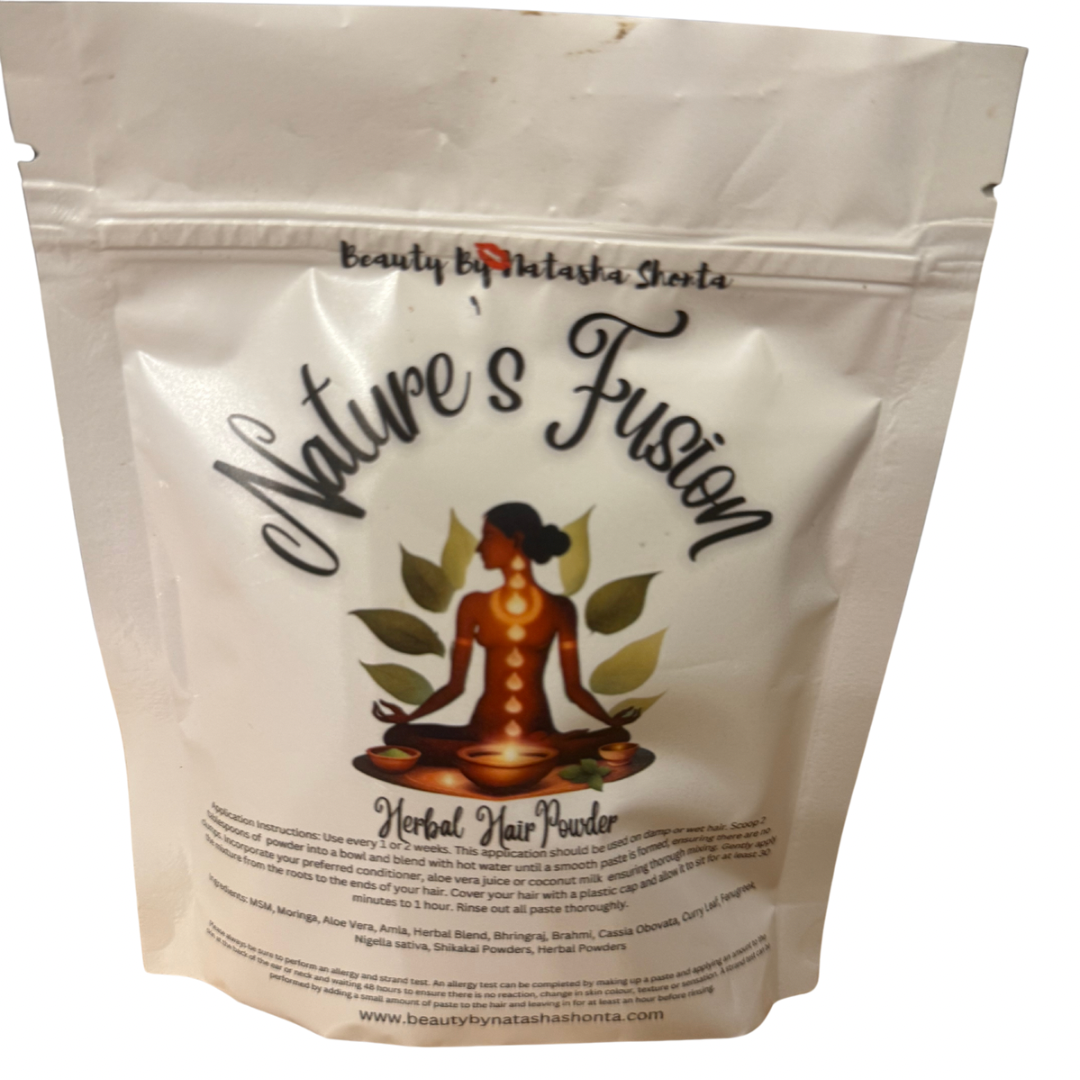 Nature's Fusion Herbal Hair Powder Beauty By Natasha Shonta LLC