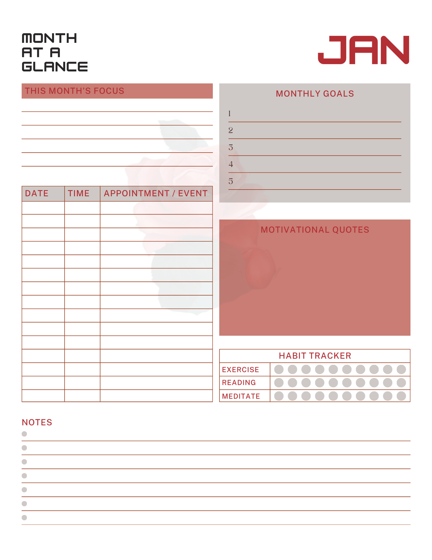 Curly Girl Budget Planner 2026
