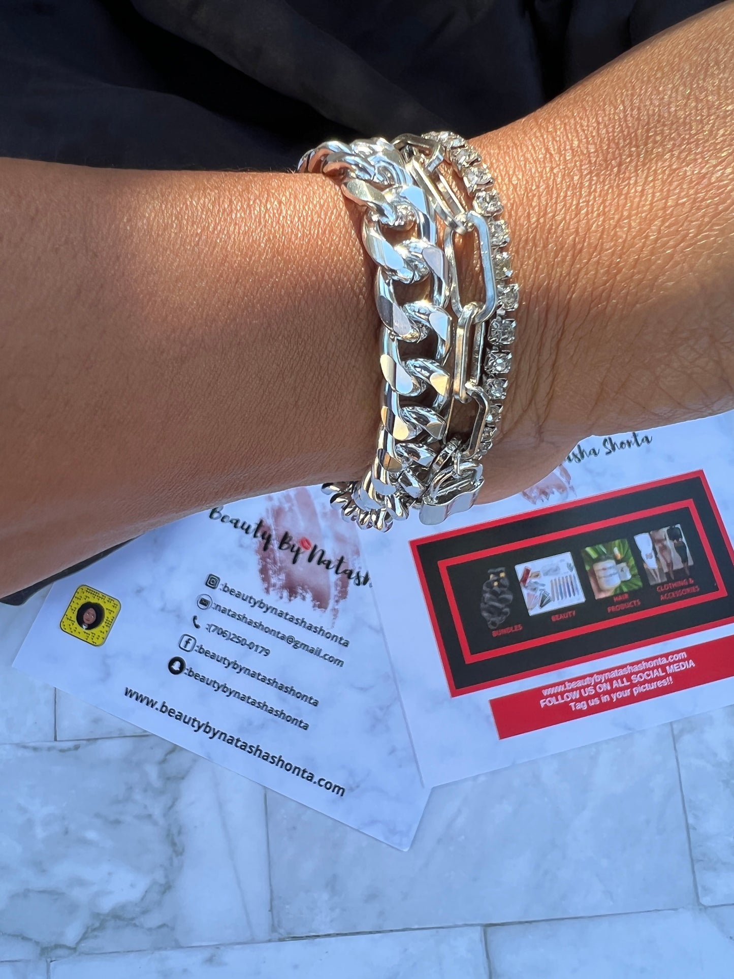 Unlock my Heart Bracelet 3pc Set Beauty By Natasha Shonta LLC
