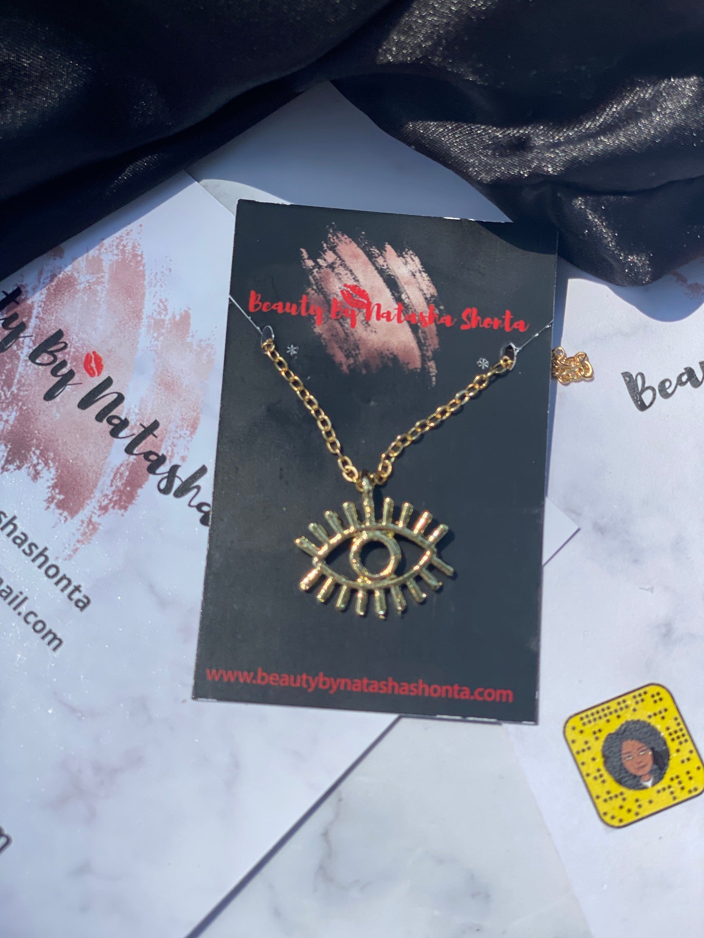 Evil Eye Necklace Beauty By Natasha Shonta LLC