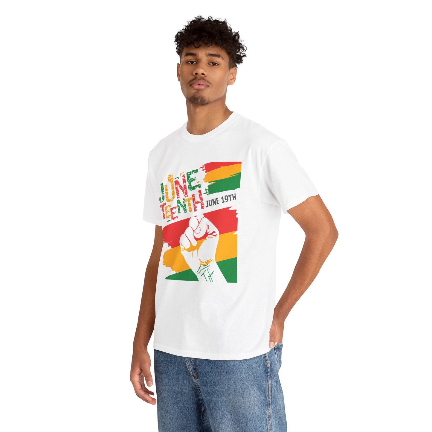Juneteenth Celebration Unisex Heavy Cotton Tee - Freedom & Culture Tee