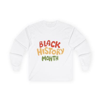Black History Shirt | Bold Letter Statement Tee Celebrating Black Excellence