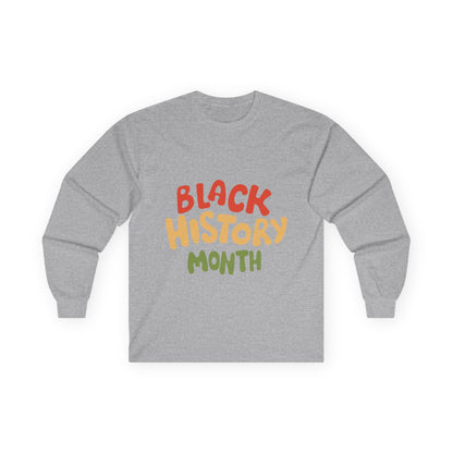 Black History Shirt | Bold Letter Statement Tee Celebrating Black Excellence