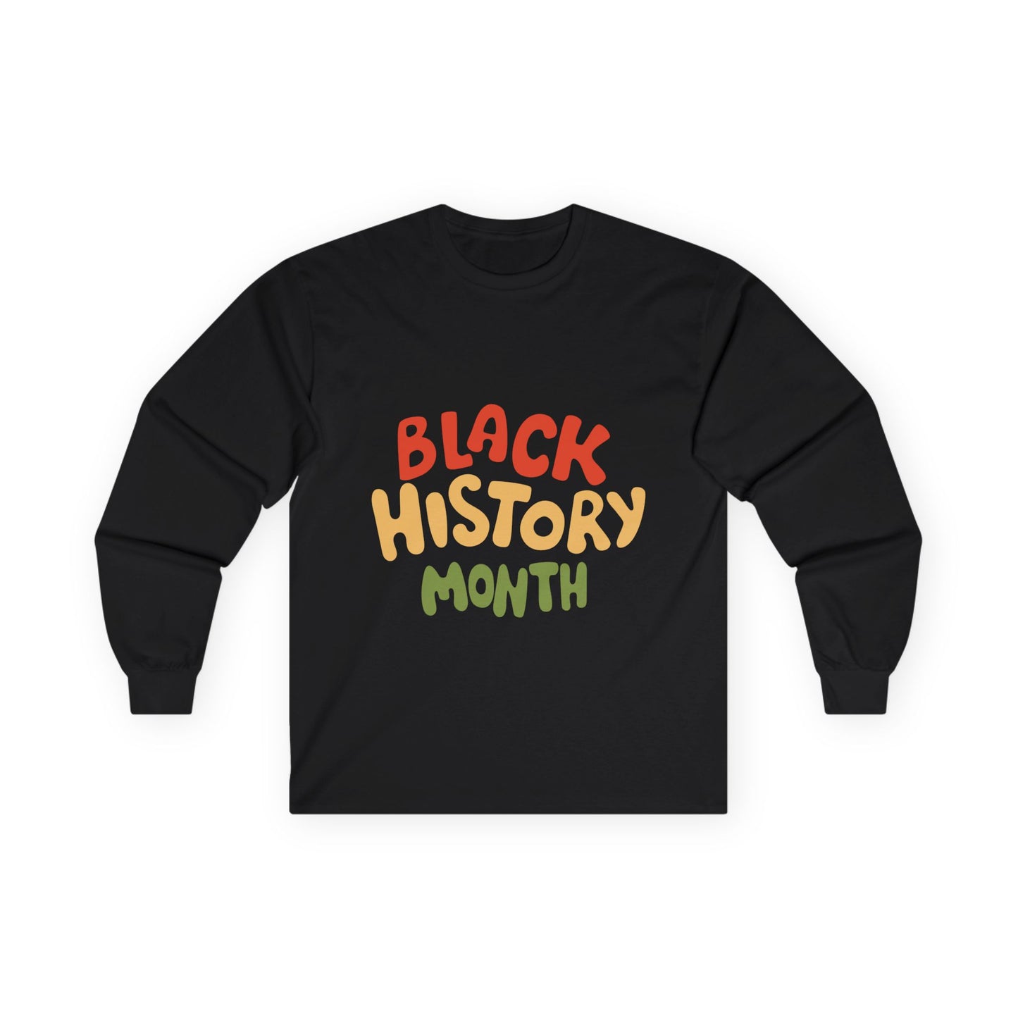 Black History Shirt | Bold Letter Statement Tee Celebrating Black Excellence