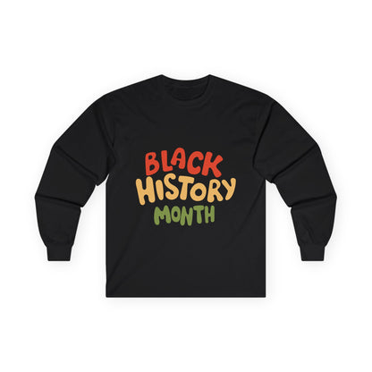 Black History Shirt | Bold Letter Statement Tee Celebrating Black Excellence