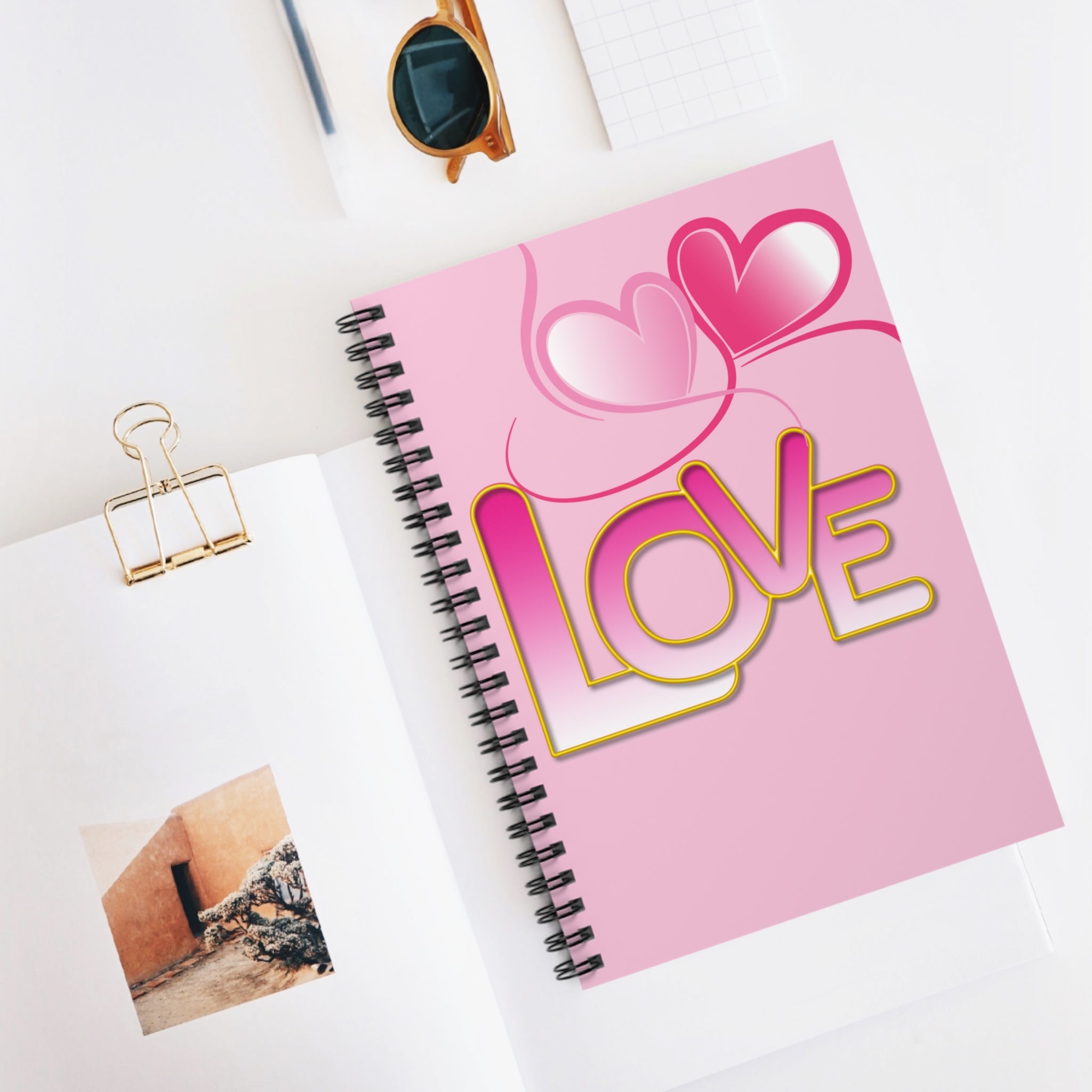 Love Spiral Notebook - Ruled Line