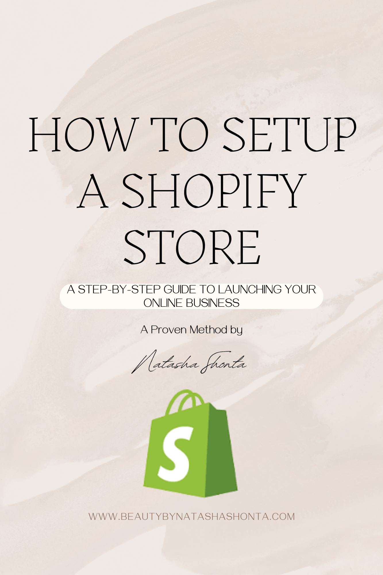 How to Setup a Shopify Store book + Checklist