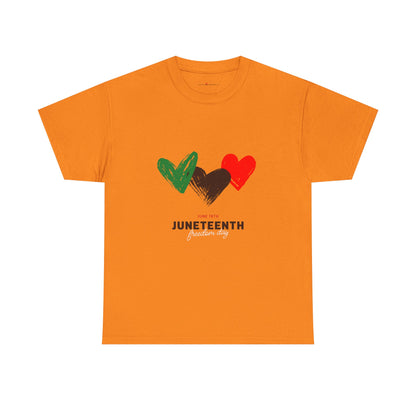 Juneteenth Unisex T-Shirt-Hearts