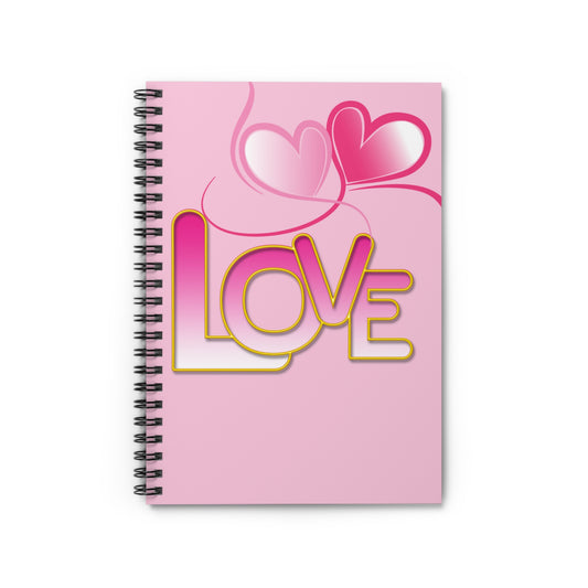 Love Spiral Notebook - Ruled Line