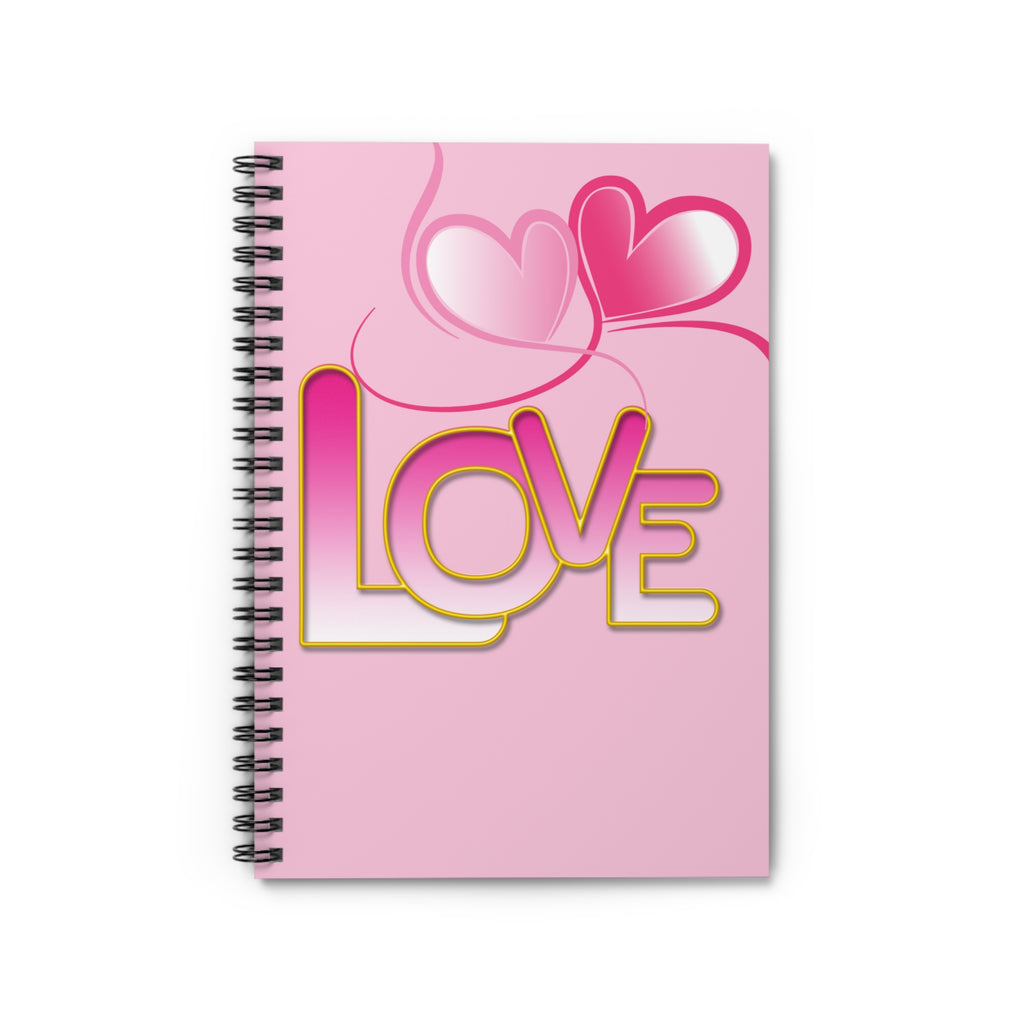 Love Spiral Notebook - Ruled Line