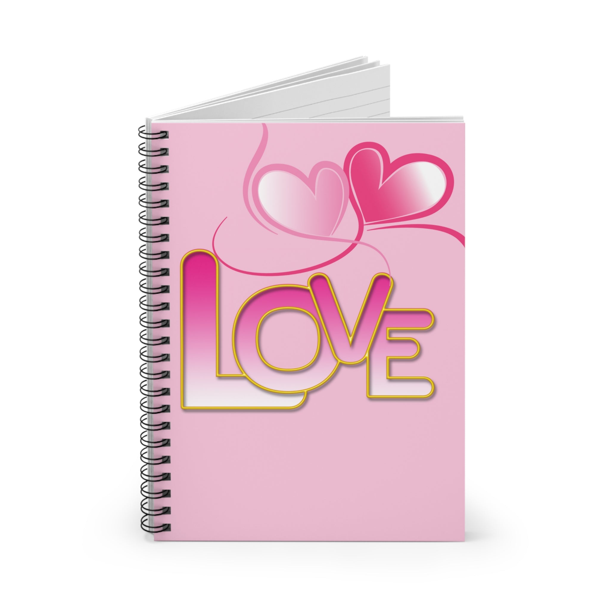 Love Spiral Notebook - Ruled Line