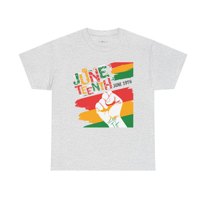 Juneteenth Celebration Unisex Heavy Cotton Tee - Freedom & Culture Tee