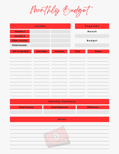 Budget Planner 2025