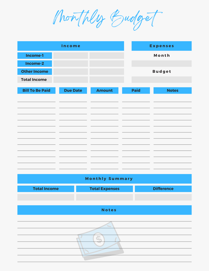 Budget Planner 2026