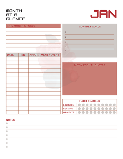 Curly Girl Budget Planner 2026