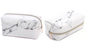 Marble Cosmetic Makeup Bag - Beauty By Natasha Shonta LLC