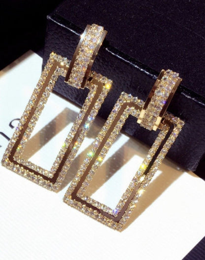 Rhinestone Crystal Earrings